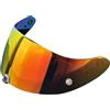 Generico Visiere per casco, Visiera d'aria R1 for SCORPION EXO R1 Air R1 EVO T520 ST1400 Visiera for Ca-sco Viseira Capacete Sostituzione ad alta chiarezza antivento(Deep Red)