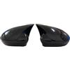NOKRGQW Calotte Specchio Compatibile Per Fiat 2005-2018 Tappi Copri Specchietto Retrovisore Grande Punto Custodia A Conchiglia Per Specchietto Retrovisore copri specchietto retrovisore(Glossy Black)