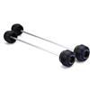 SQNYDH Anticaduta Tamponi Protezione Forcella Anteriore Posteriore Per YAMAHA MT09 MT-09 2014-2020 MT 09 SP MT-09SP 2021-2025 Slider Telaio Tampone Protezione Moto(Blu,Anteriore Posteriore)