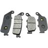 QNDRZHGDT Kit Pastiglie Freno Anteriori Posteriori Per Moto Per Ho&nda NC750DC Integra 2014 2015 2016 NC750L 2016-2017 NC750S 2014-2020 NC 750 DC LS Frenis Pastiglies