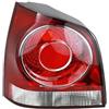 SCARXUSV Alloggiamento Luce Posteriore Senza Lampadine Avviso Paraurti Per VW Per Polo 9N 9N3 Hatchback(1 X rosso sinistro)