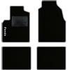 QUEMAR Tappetini Auto compatibili con Panda II 2003-2011 / Kit Tappeti in Moquette e Gomma su Misura (Set 2 Anteriori + 2 Posteriori) / Ricami e Colori Personalizzati (1 Ricamo, Bordo Perla)