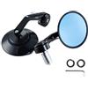 OEXRIG Moto Specchietti per Royal per Enfield per Bullet per Meteor per Classic 350 500 per Interceptor 650 Specchietti Retrovisori retrò per Moto Moto Specchietto Retrovisore