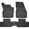 J&J AUTOMOTIVE Norm Liners Tappetini Auto su Misura per Volvo XC40 Dal 2017, Set da 5 Pezzi, 3D in Gomma TPE, Antiscivolo, Inodore, Colore Nero