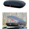 AUTOFORNITURE ITALIA Box da tetto baule portapacchi per auto universale 400 litri carbon look doppia chiusura misure 1690x790x375 mm