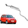 Palmaspareparts MARMITTA SILENZIATORE POSTERIORE PER FIAT CINQUECENTO 170 1.1 SPORTING