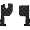 F-CORE Tappetini (autista + passeggero) camion compatibile per VOLVO FH 4 01.13-12.19 FH 5 01.20- Passeggeri sospensione NERO