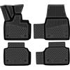 Element Tappetini in gomma antiscivolo premium 3D personalizzati BMW i3, 2014->, 5-door Hatchback (2 volumi), 4 pez.