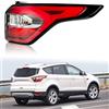 SUROK Auto Fanale posteriore per Ford Kuga 2017 2018 2019, Lampada Del Freno Auto Posteriore Coda Luce Lampada Retromarcia Accessor, outside-right