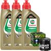 Motocar Kit tagliando 3L Castrol Power 1 10W40 filtro olio HifloFiltro HF204