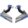 Vgvgaj 2 Pezzi Paramani Moto Paramani Per Moto In Alluminio Protezioni Antivento Per Paramani Protezioni Manubrio Per Parabrezza Accessori Moto Universale Per Manubrio
