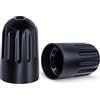 MEAJOO 10 PZ tappi per valvole pneumatici TPMS a stelo lungo, in plastica nera per ruote, per TR20008 TPMS, tappi universali a stelo lungo per auto, SUV, camion, moto, motociclette, biciclette