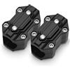 NPNGLCKCVF Blocco Decorativo Paraurti Di Protezione Motore Per Moto Per Guzzi V85TT V9 Per Roamer Per Bobber V85 TT V7 Per Stone Per Special(2Nero)