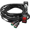 Lampa 91725 Light Wiring Kit, Kit Cablaggio faretti per Moto, 12V