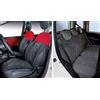 CORA Serie completa coprisedili personalizzati Fiat Panda 12> 5 posti post. intero grigio fantasia quadri