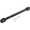 Ejoyous Barra Incrociata Motociclistica, Barra della Barra Trasversale Motociclistica Fatta in Lega di Alluminio Universale per Manubrio 22 Mm con Staffa, per Accessori Come Lampada (BLACK)