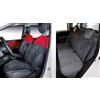 CORA Serie completa coprisedili personalizzati Fiat Panda 12> 4 posti post. intero grigio fantasia quadri