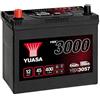 YUASA Batteria 45, Ah 400, A/EN YBX3057 L 238mm B 129mm H 225mm