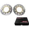 Konerstone Arashi Dischi freno anteriori per Kawa.saki Z900 2017-2025 ABS / Z650 ABS 2017-2025 / Z900RS 2018-2025 CAFE' / Ninja 650R 2017-2025 / EX650 2017-2025 / Z650RS 2000-2025 Brake Disk Accessori moto Oro