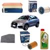 Somer Car KIT TAGLIANDO COMPATIBILE CON AUDI Q3 2.0 TDI 150CV 4 FILTRI + 5 LT OLIO 5W30