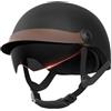 SVCEQZE Casco per scooter, 54 - 62 cm, casco jet ABS, visiera per scooter, casco da skater, ventilazione, facile da skateboard, per bicicletta, skateboard, scooter, bambini, adulti