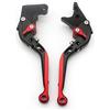EIMMLSX Leve Freno Frizione Per Keeway Per RKF 125 2019 2020 2021 2022 2023 Per RKF125 CNC Leva Freno Frizione Estensibile Pieghevole Per Moto MANIGLIE LEVE Leve Frizione Freno(Red)