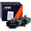 ATEC Germany Set pastiglie freno asse anteriore, Pastiglie freno anteriori, 4 pezzi, Compatibile con SMART (450), FORTWO Cabrio (451), FORTWO Coupé (450) (451), ROADSTER (452), ROADSTER Coupé (452)