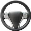 Shining wheat Coprivolante in pelle nera di grano lucido per Nissan Teana Altima 2013-2018 X-Trail Qashqai 2014-2017 Rogue 2014-2016 Pulsar 2015-2018