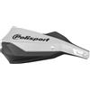 POLISPORT 8308800001 - Paramani TRAIL BLAZER 2 punti di fissaggio con barra in plastica MX-Style in plastica con kit di montaggio incluso compatibile con tutti i modelli MX/enduro en color bianco/nero