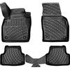 fussmattenprofi.com Fussmattenprofi Tappetini Auto Gomma per VW Polo VI dal 2017 - su Misura, Antiscivolo, Inodore - Tappetino Auto Set Completo per Interni Auto