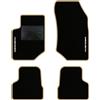 QUEMAR Tappetini Auto per Avenger dal 2023, Bordo Beige, 2 Ricami | anche Hybrid e Electric / Kit Tappeti Moquette e Gomma su Misura / Set 2 Anteriori + 2 Post. / Ricami e Colori Personalizzati