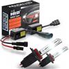 BQWJJCP 55W HID Xenon H7 Kit di conversione lampadina faro auto + alimentatore, kit sostituzione faro alogeno, 6000K/8000K/10000K/12000K (2 lampadine), 12000K
