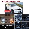 CORMAR KIT LUCI LED INTERNI AUTO COMPATIBILE CON BMW SERIE 1 E87 COMPLETO FULL WHITE 6000K
