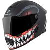 Bogotto Rapto Reptile Casco, nero/rosso opaco, L