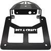 Generico Portatarga 50 CC Fantic HM Valenti Ecc Pieghevole Moto Enduro Motard (Verniciatura Nera)