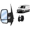 GENERICO Alta Qualità Aftermarket Specchietto Manuale Sinistro MASTER 2010 Retrovisore DX Dal 2010-2023 Braccio Corto,Freccia Integrata