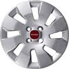 Rixto Kit di 4 copricerchi adattabili - per FIAT PANDA modello 2012 - diametro 14 - non originali