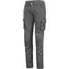 OJ Pantalone da Moto Cargo Lady, Protezioni Certificate su Fianchi e Ginocchia, Tasche Multiple, per Donna (IT, Numero, 38, Regular, Regular, Nero)