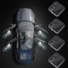 Deralaon Luci di benvenuto personalizzate senza fili per portiera auto in fibra di carbonio con proiettore logo personalizzabile illuminazione con lampada wireless universale automatica HD (4)