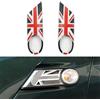 Generic Compatibile con accessori per Mini Cooper, decorazione parafango, coperchio per luci esterne indicatori di direzione, copertura in guscio, per Serie R 2006-2014 (Union Jack RB, Tipo A)