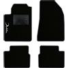QUEMAR Tappetini Auto per Lancia Delta 2008-2014, Bordo Antracite, 1 Ricamo | Kit Tappeti Moquette e Gomma su Misura / Set 2 Anteriori + 2 Posteriori / Ricami e Colori Personalizzati / Antiscivolo