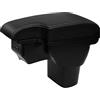 YJYWZH Doppio Strato Console Bracciolo Scatola per Nissan Juke Bracciolo Auto Poggiabraccio Centrale con Ricarica USB