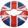 uvcany Lo stile del UK Accessor interni Auto Copertura del pannello centrale del volante, Adesivo per volante per Mini Cooper One/S/JCW Serie R R50 R52 R53 2002-2006(Union Jack Blu)
