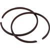 QWETY Anello pistone 2 pezzi 35mm x 1,5mm, for Husqvarna 124 125 128, for decespugliatore STIHL FS120 FS160 Pistoni E Fasce Elastiche