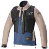 Alpinestars Techdura Giacca Motocross, marrone/blu, 2XL