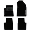 QUEMAR Tappetini Auto compatibili con Citroen C3 Aircross II dal 2024/ Kit Tappeti Moquette e Gomma su Misura (Set 2 Anteriori +2 Poster.) / Ricami e Colori Personalizzati (Bordo Bianco, 2 Ricami)