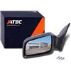 ATEC Germany 1x Specchio esterno elettrico sinistro riscaldato Specchio | Compatibile con: OPEL ASTRA G Caravan, ASTRA G CC, ASTRA G CLASSIC, ASTRA G CLASSIC Caravan, ASTRA G CLASSIC Stufenheck