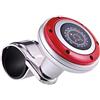 Asudaro Pomello volante, Manopola del Volante con bussola Pulsante di rotazione del volante auto Booster del volante Volante universale dell'automobile Ruota la manopola della sfera di potenza 10x6,5x6,5 cm