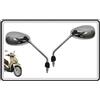 Piaggio KIT 2 SPECCHIO SPECCHIETTO SPECCHIETTI RETROVISORI CROMATI LATO DESTRO E SINISTRO PER PIAGGIO BEVERLY 125, 300, 350 - ORIGINALE PIAGGIO