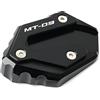 CCYYMOWOK Piede Estensione Laterale Cavalletto Moto Accessori per MT09 MT-09 Tracer | 2015-2020 Tracer900gt MT09 SP 2021 2022 2023 2024 2025 2026 Piastra Supporto Estensione Cavalletto Laterale Moto in Alluminio